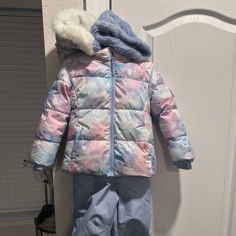Toddler Snowbib and Jacket Set